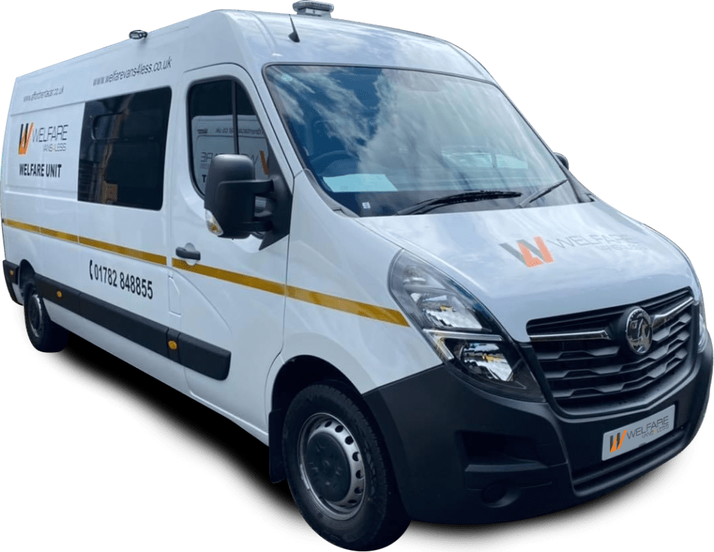 Essential Van - popular mobile vans full canteen facilities - Welfare Vans 4 Less - van hire Staffordshire
