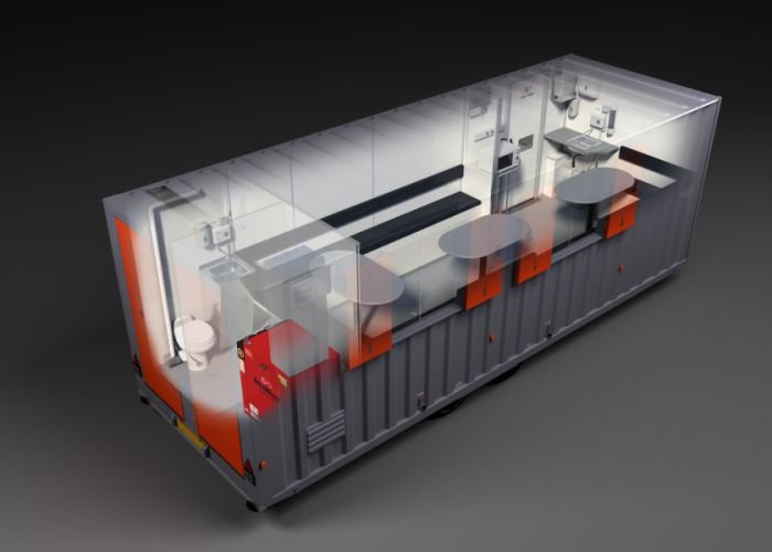 welfare unit for construction